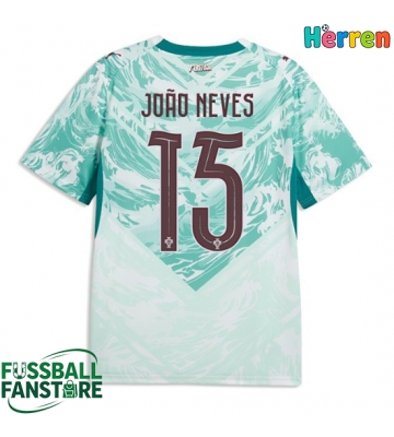 Portugal Joao Neves #15 Replik Auswärtstrikot WM 2026 Kurzarm